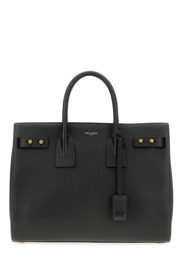 Saint Laurent Black Calf Leather Sac De Jour Handbag - Luksuslaukut ja asusteet Saint Laurent - Tutustu YVES JAVANNI® 