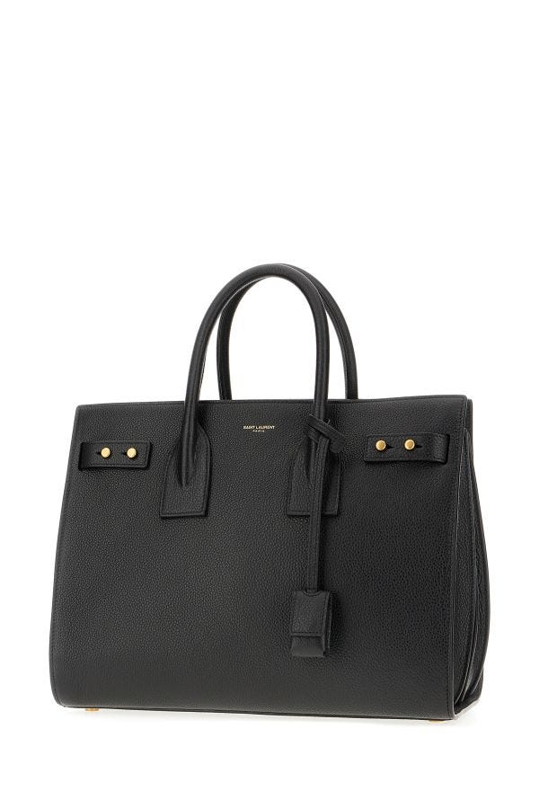 Saint Laurent Black Calf Leather Sac De Jour Handbag - Luksusmuotia Saint Laurent - Tutustu YVES JAVANNI® 