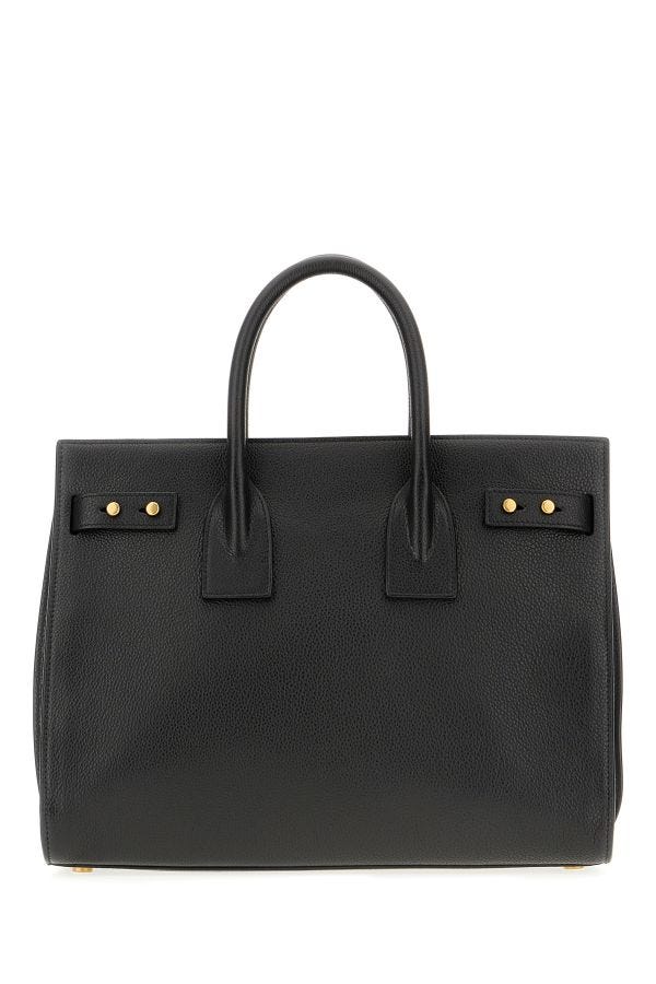 Saint Laurent Black Calf Leather Sac De Jour Handbag - Luksusmuotia Saint Laurent - Tutustu YVES JAVANNI® 