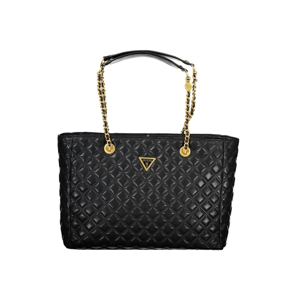 Guess Black Polyethylene Handbag - Luksusmuotia Guess Jeans - Tutustu YVES JAVANNI® 