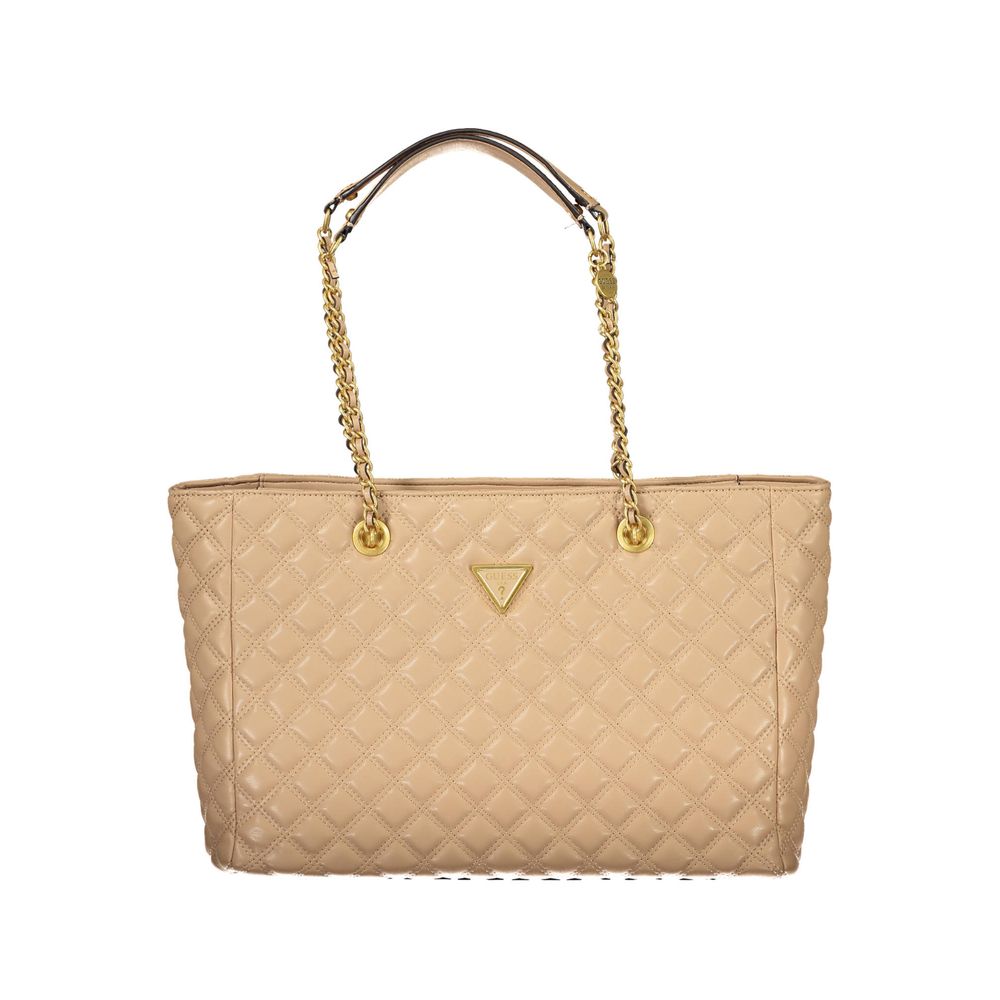 Guess Beige Polyethylene Handbag - Luksusmuotia Guess Jeans - Tutustu YVES JAVANNI® 