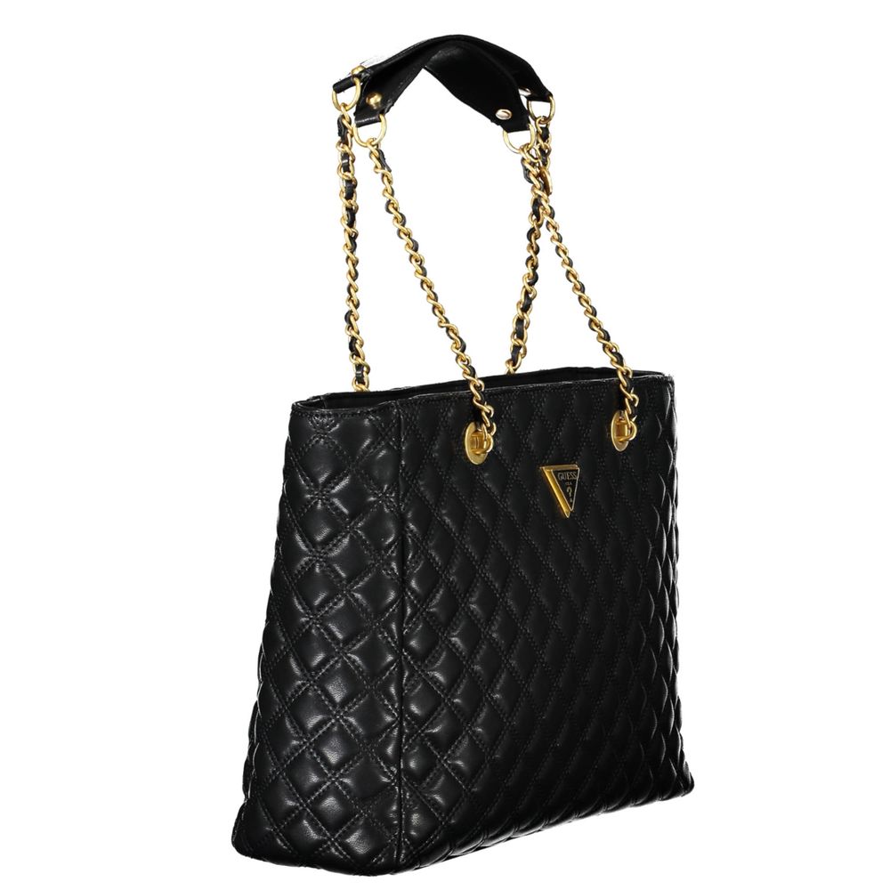 Guess Black Polyethylene Handbag - Luksusmuotia Guess Jeans - Tutustu YVES JAVANNI® 