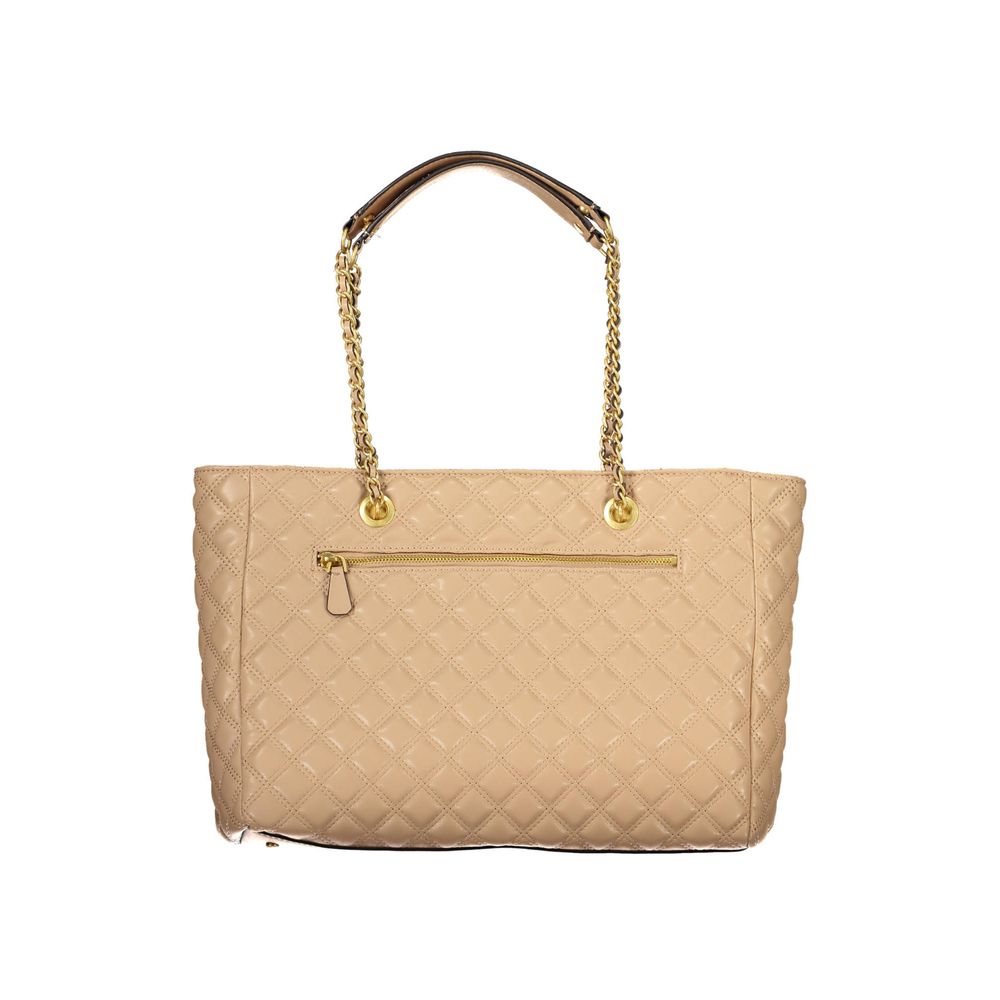 Guess Beige Polyethylene Handbag - Luksusmuotia Guess Jeans - Tutustu YVES JAVANNI® 