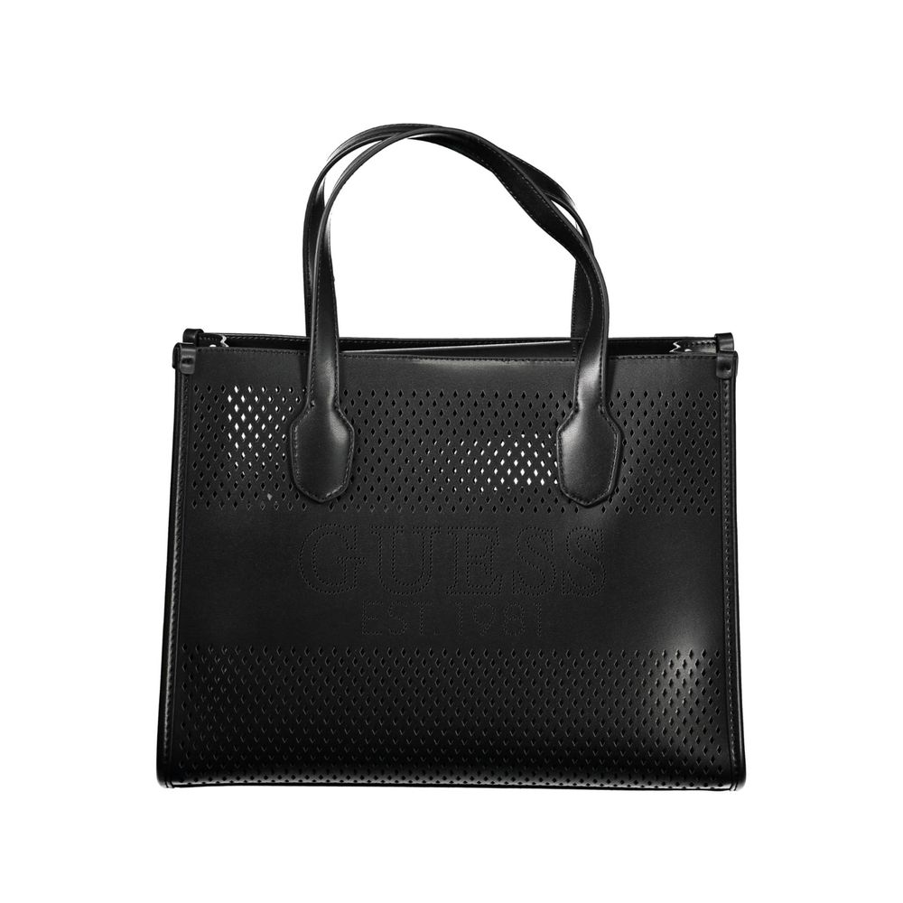 Guess Black Polyethylene Handbag - Luksusmuotia Guess Jeans - Tutustu YVES JAVANNI® 