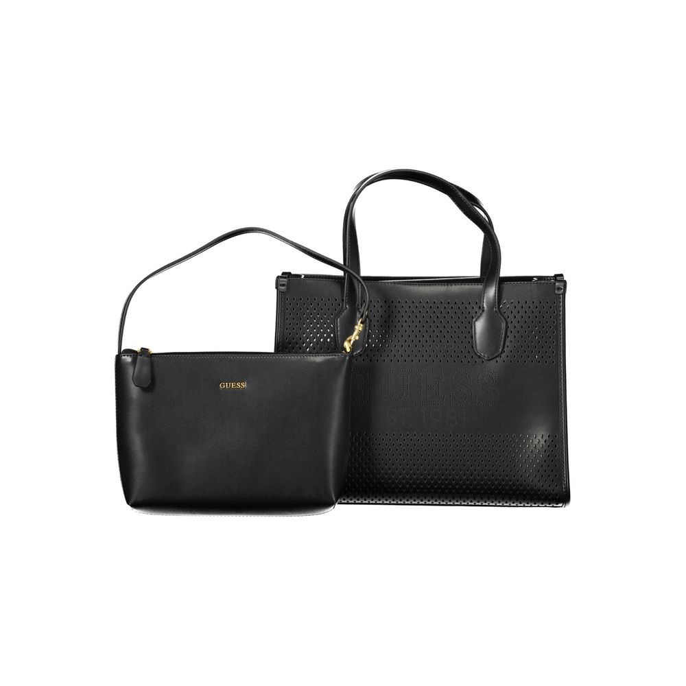 Guess Black Polyethylene Handbag - Luksusmuotia Guess Jeans - Tutustu YVES JAVANNI® 