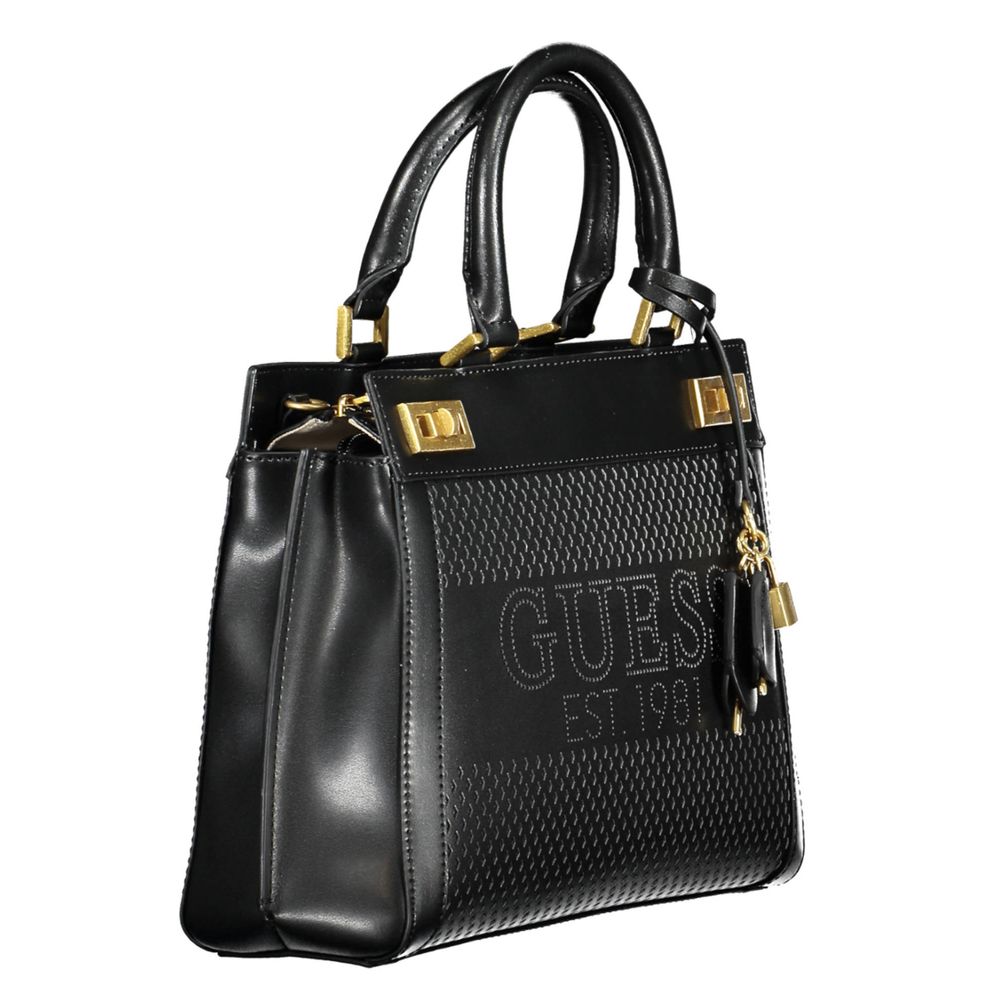 Guess Black Polyethylene Handbag - Luksusmuotia Guess Jeans - Tutustu YVES JAVANNI® 