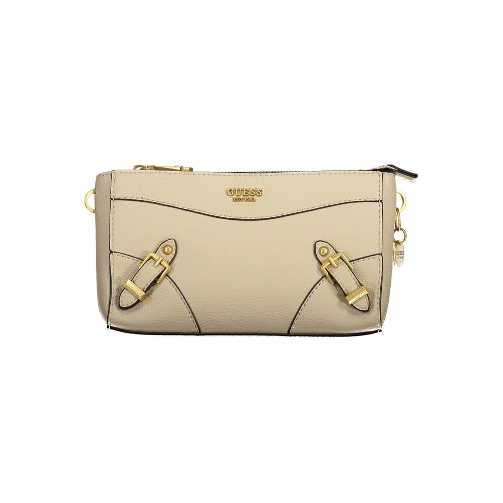 Guess Beige Polyethylene Handbag - Luksusmuotia Guess Jeans - Tutustu YVES JAVANNI® 