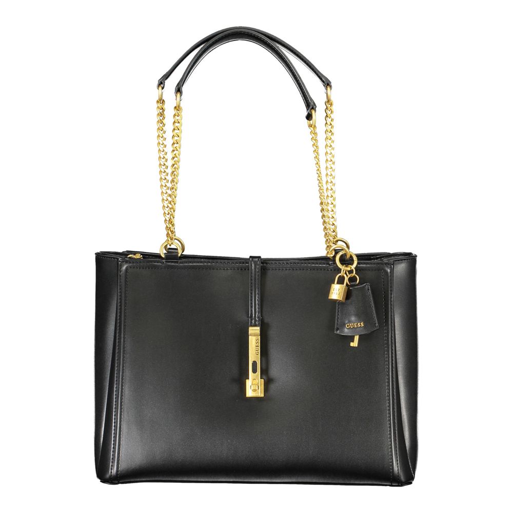 Guess Black Polyethylene Handbag - Luksusmuotia Guess Jeans - Tutustu YVES JAVANNI® 