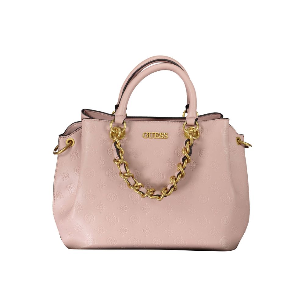 Guess Pink Polyethylene Handbag - Luksuslaukut ja asusteet Guess Jeans - Tutustu YVES JAVANNI® 