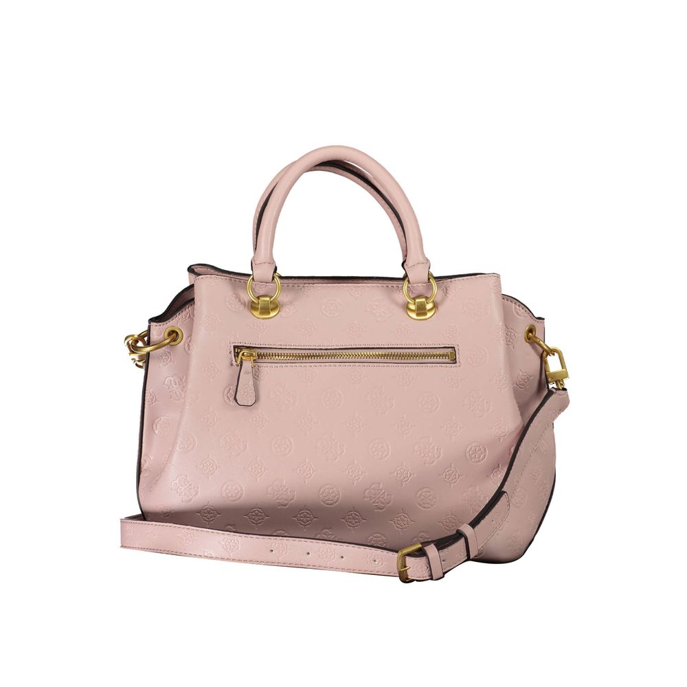 Guess Pink Polyethylene Handbag - Luksuslaukut ja asusteet Guess Jeans - Tutustu YVES JAVANNI® 