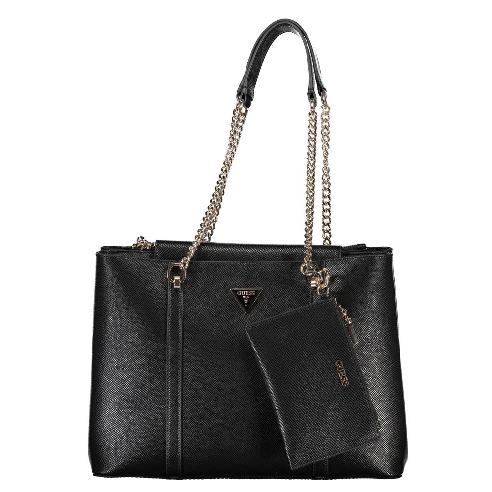 Guess Black Polyethylene Handbag - Luksusmuotia Guess Jeans - Tutustu YVES JAVANNI® 