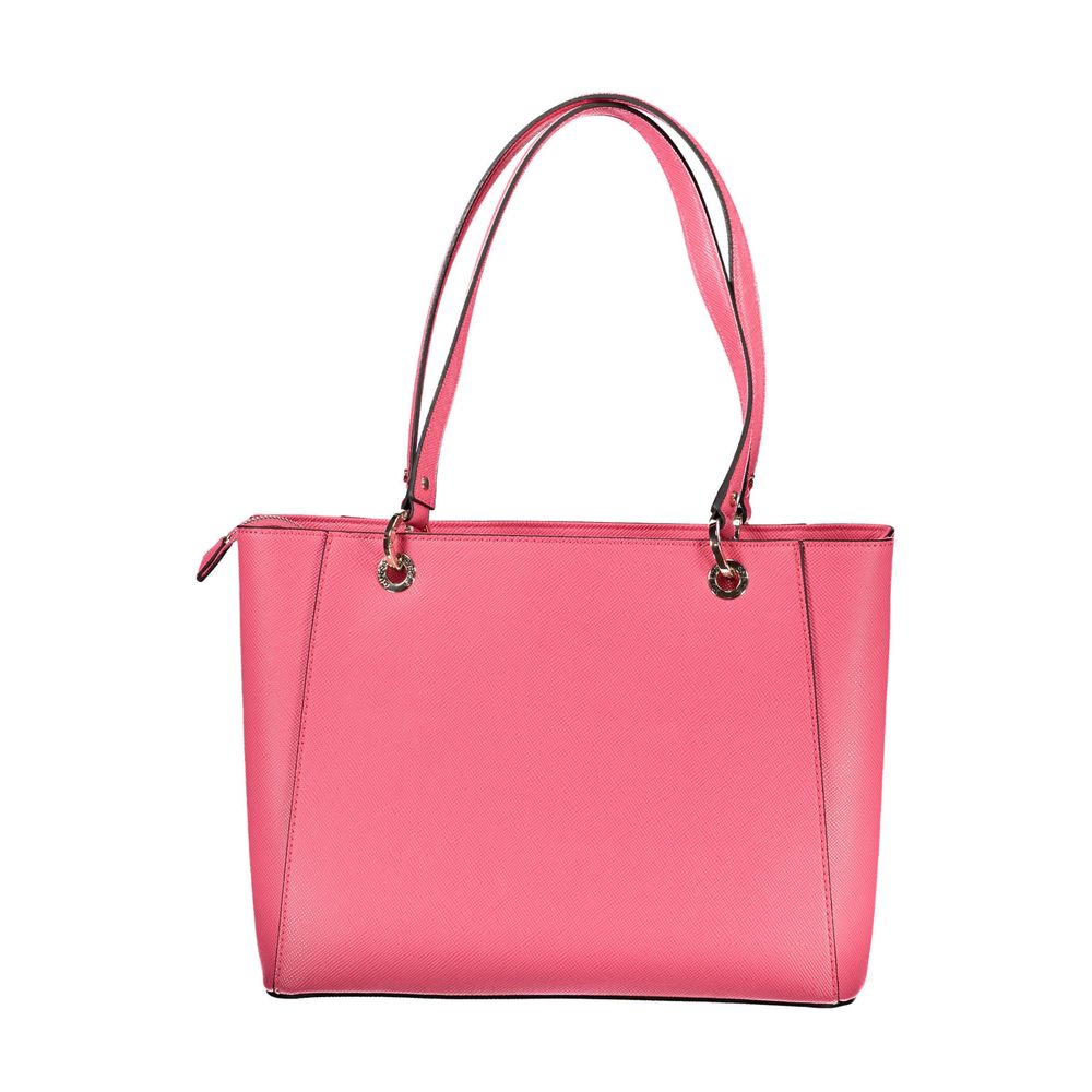 Guess Pink Polyethylene Handbag - Luksusmuotia Guess Jeans - Tutustu YVES JAVANNI® 