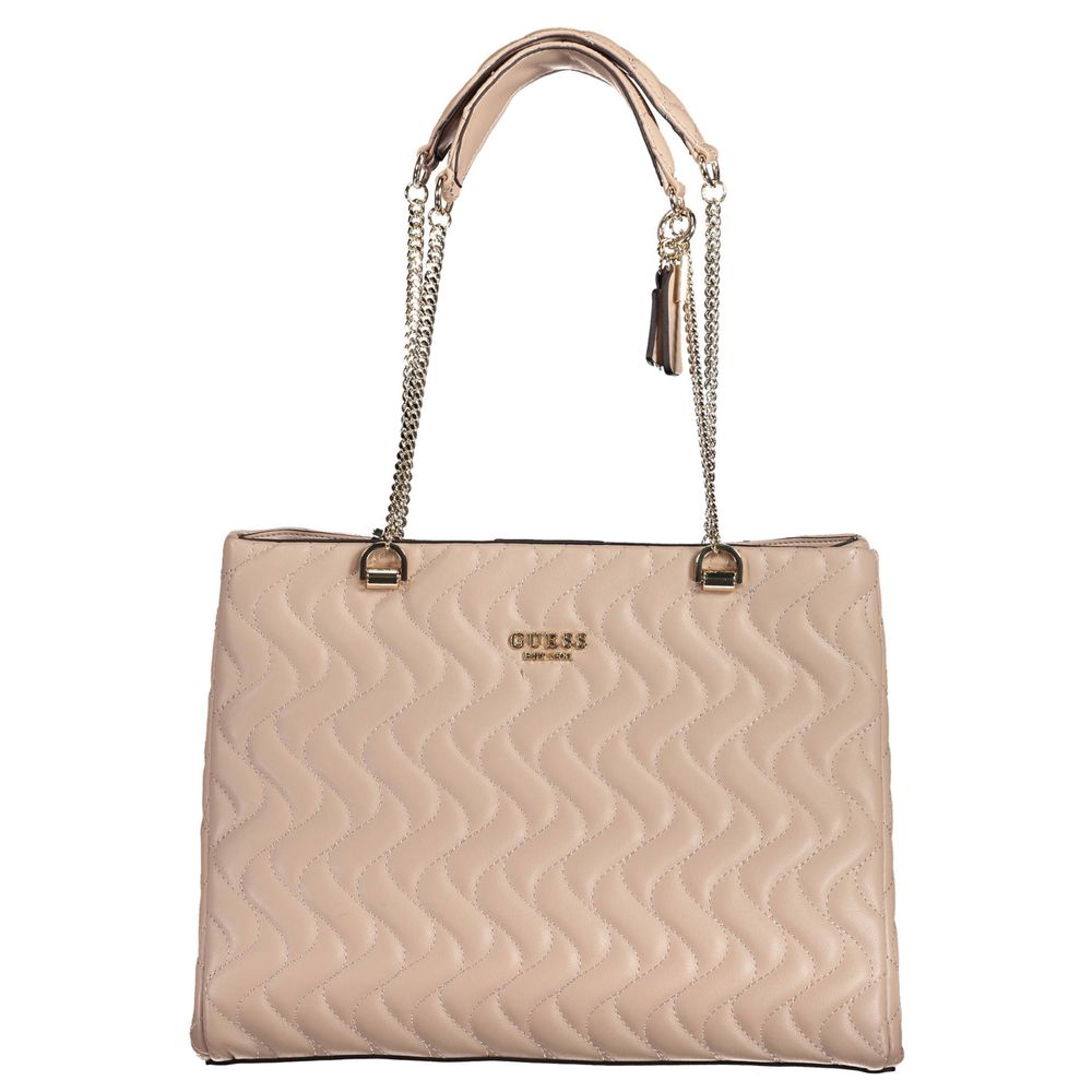 Guess Pink Polyethylene Handbag - Luksusmuotia Guess Jeans - Tutustu YVES JAVANNI® 