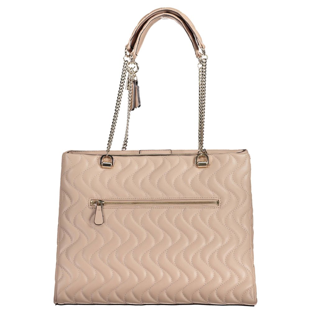 Guess Pink Polyethylene Handbag - Luksusmuotia Guess Jeans - Tutustu YVES JAVANNI® 