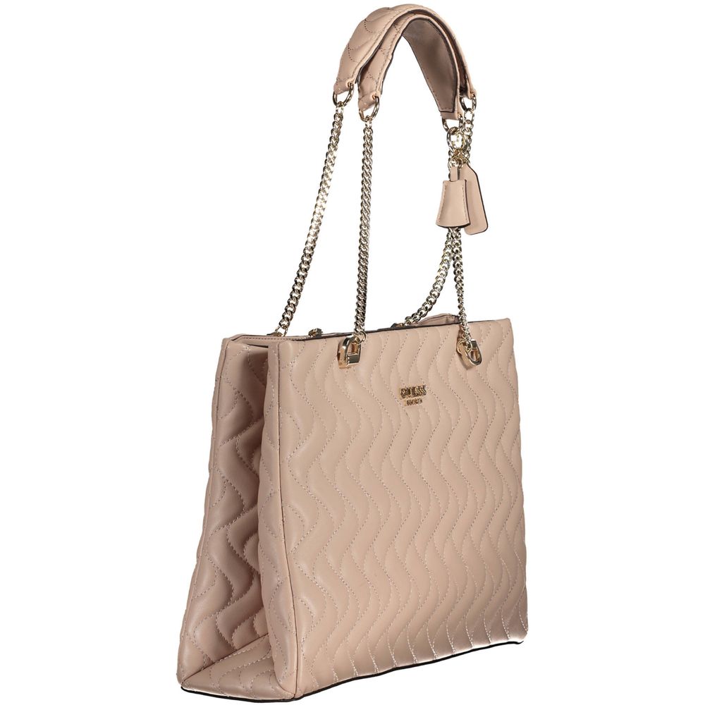 Guess Pink Polyethylene Handbag - Luksusmuotia Guess Jeans - Tutustu YVES JAVANNI® 