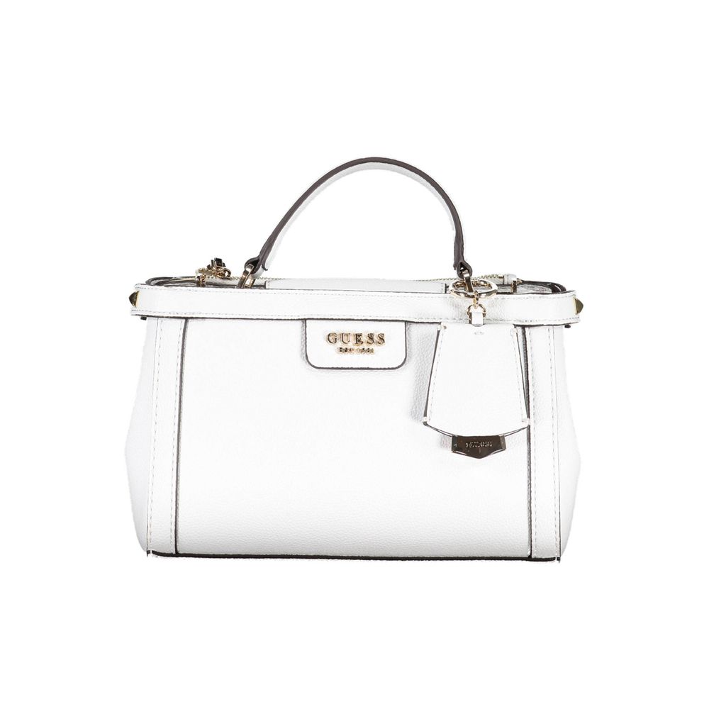 Guess White Polyethylene Handbag - Luksusmuotia Guess Jeans - Tutustu YVES JAVANNI® 