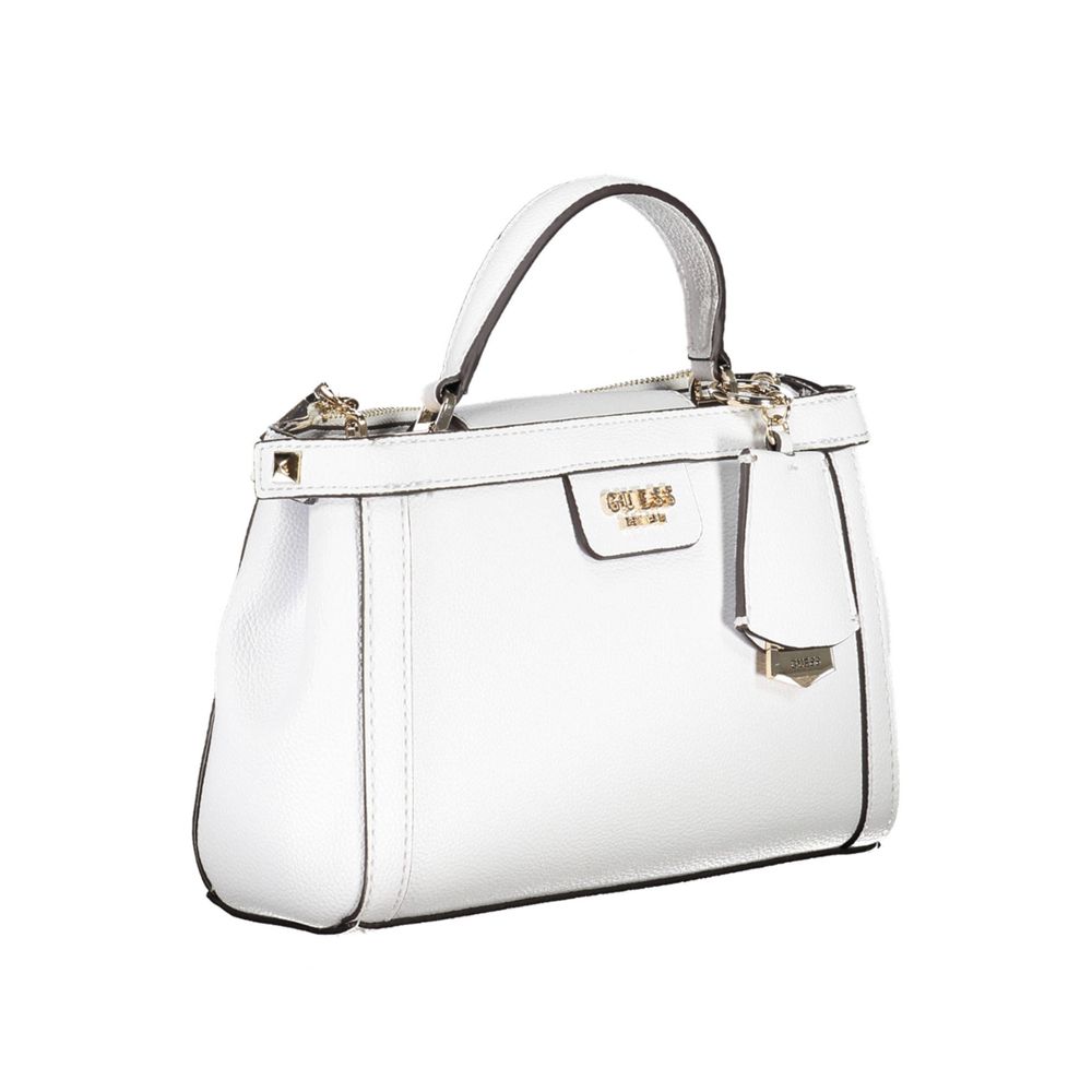 Guess White Polyethylene Handbag - Luksusmuotia Guess Jeans - Tutustu YVES JAVANNI® 