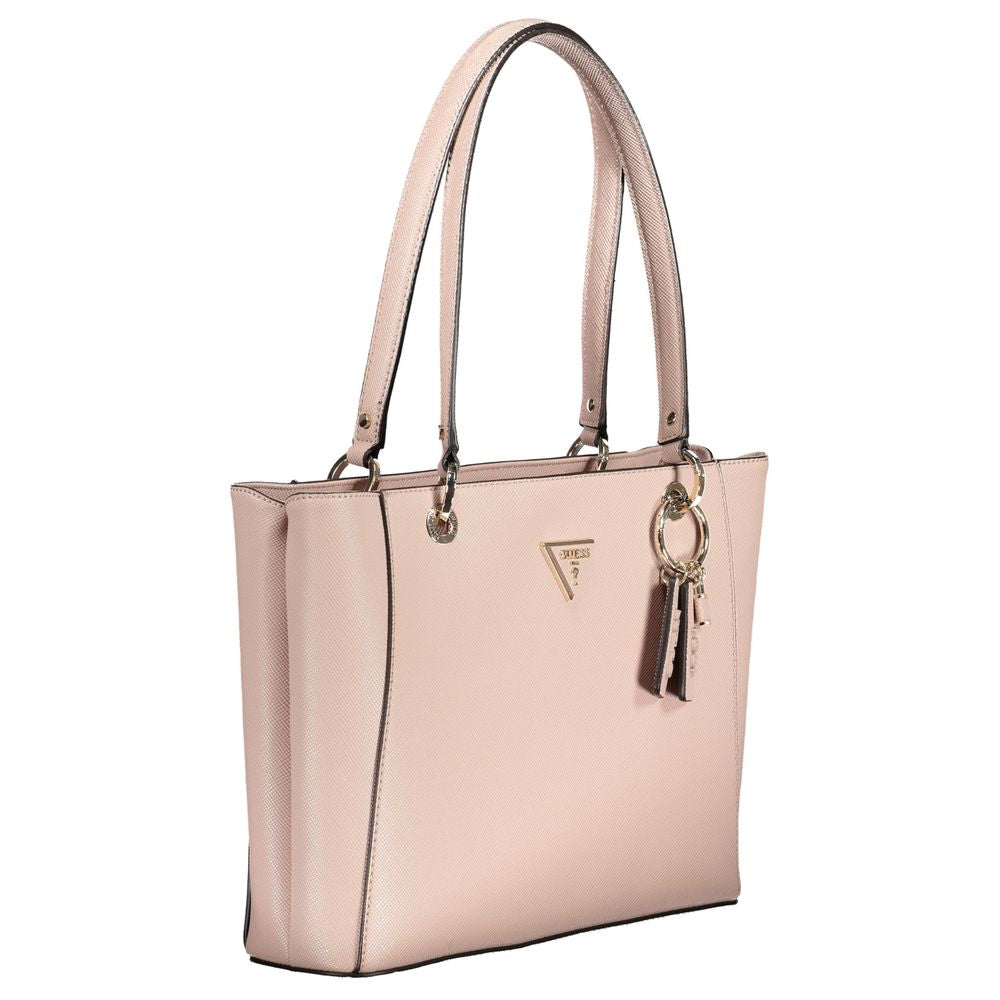 Guess Pink Polyethylene Handbag - Luksusmuotia Guess Jeans - Tutustu YVES JAVANNI® 