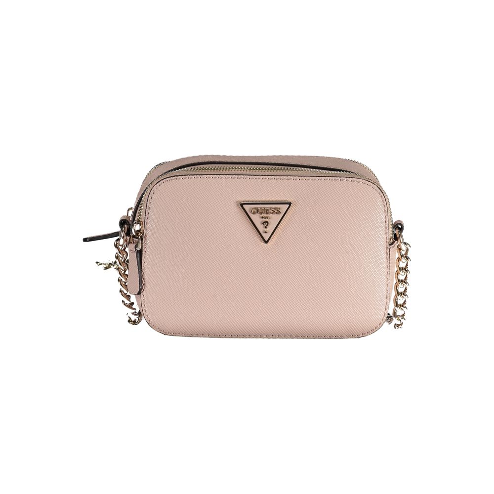 Guess Pink Polyethylene Handbag - Luksusmuotia Guess Jeans - Tutustu YVES JAVANNI® 