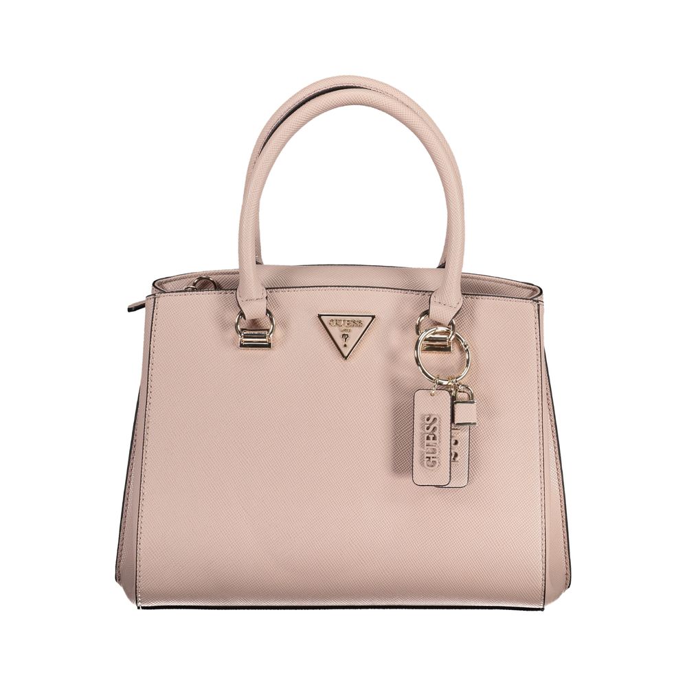 Guess Pink Polyethylene Handbag - Luksusmuotia Guess Jeans - Tutustu YVES JAVANNI® 