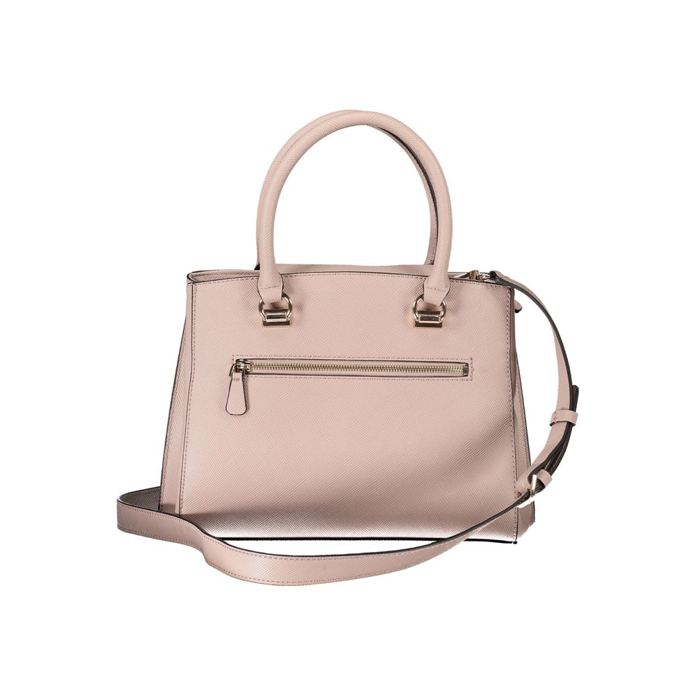 Guess Pink Polyethylene Handbag - Luksusmuotia Guess Jeans - Tutustu YVES JAVANNI® 