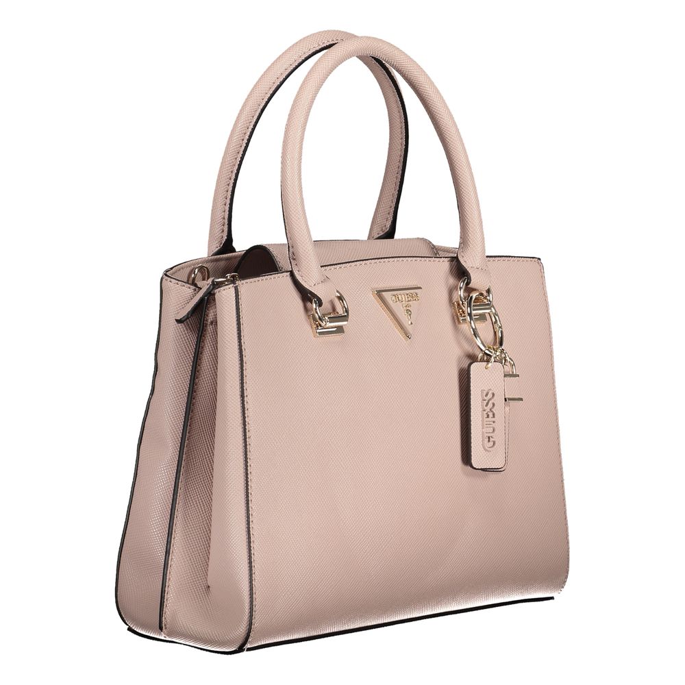 Guess Pink Polyethylene Handbag - Luksusmuotia Guess Jeans - Tutustu YVES JAVANNI® 