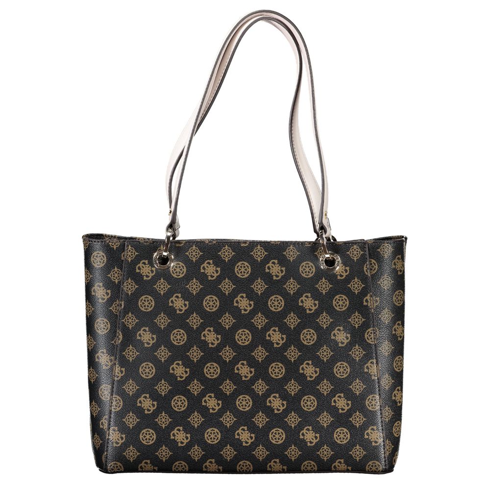 Guess Brown Polyethylene Handbag - Luksusmuotia Guess Jeans - Tutustu YVES JAVANNI® 