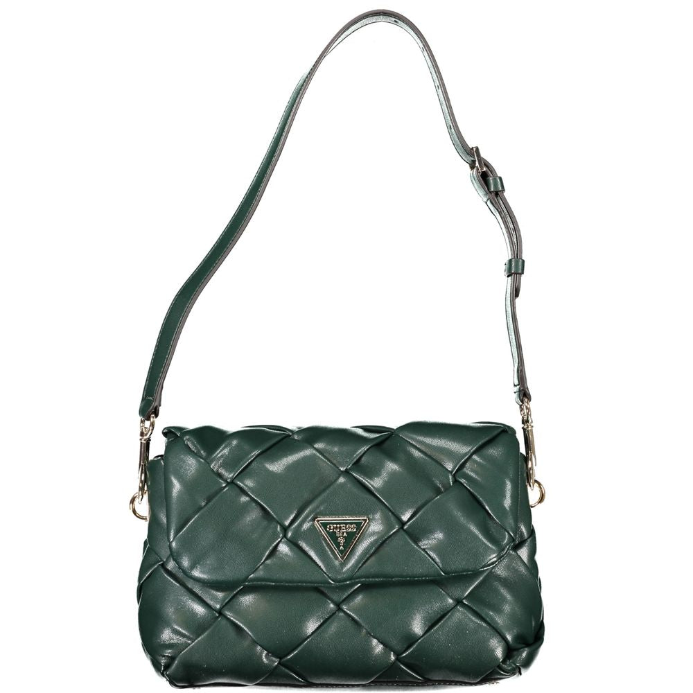 Guess Jeans Green Polyethylene Handbag - Luksusmuotia Guess Jeans - Tutustu YVES JAVANNI® 