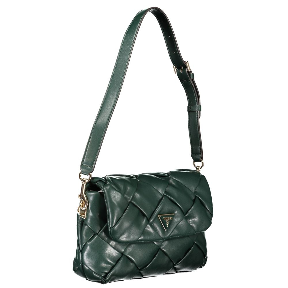 Guess Green Polyethylene Handbag - Luksusmuotia Guess Jeans - Tutustu YVES JAVANNI® 