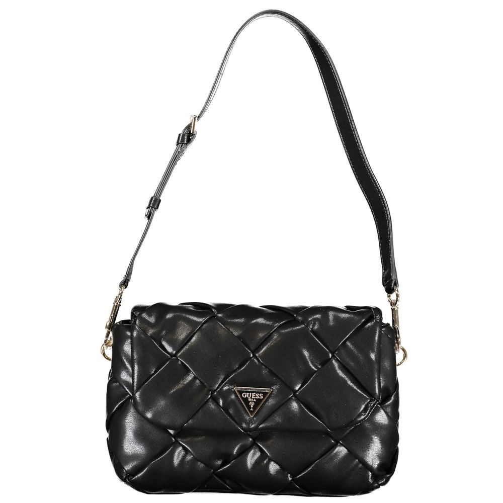 Guess Jeans Black Polyethylene Handbag - Luksusmuotia Guess Jeans - Tutustu YVES JAVANNI® 