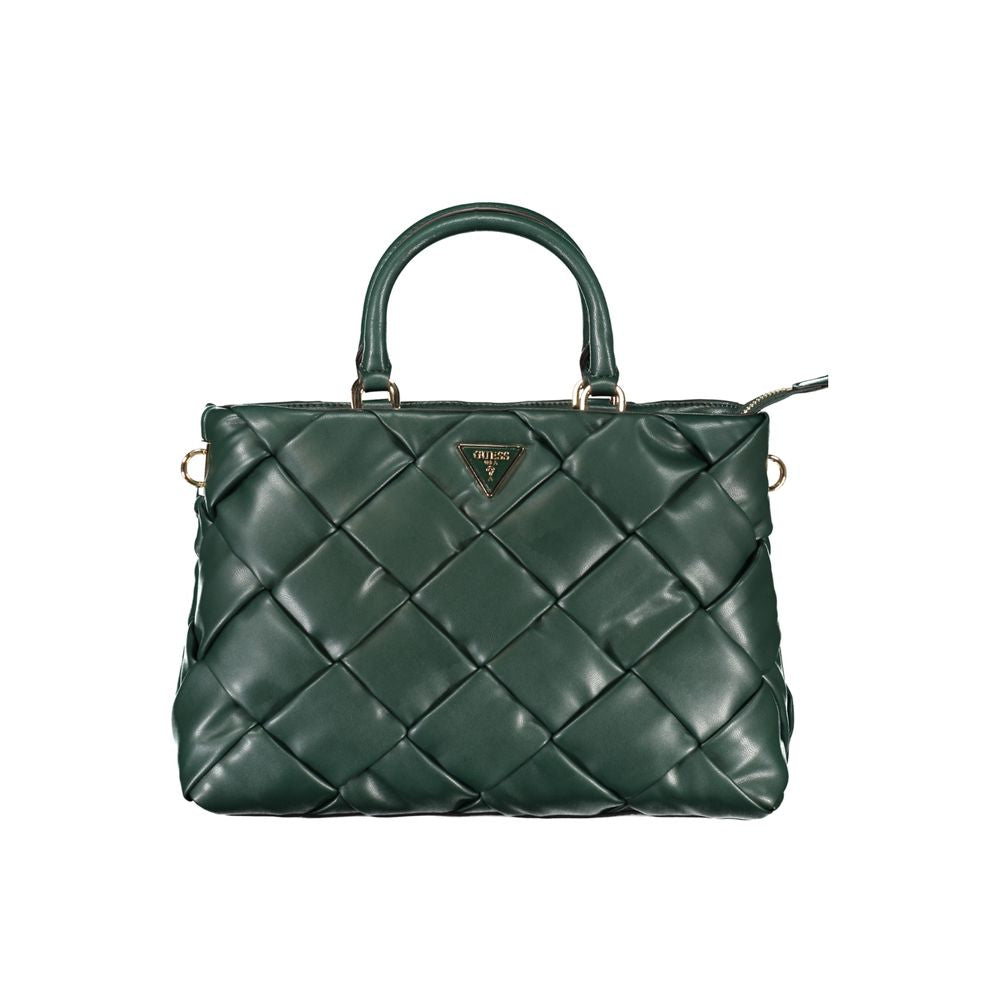 Guess Jeans Green Polyethylene Handbag - Luksusmuotia Guess Jeans - Tutustu YVES JAVANNI® 