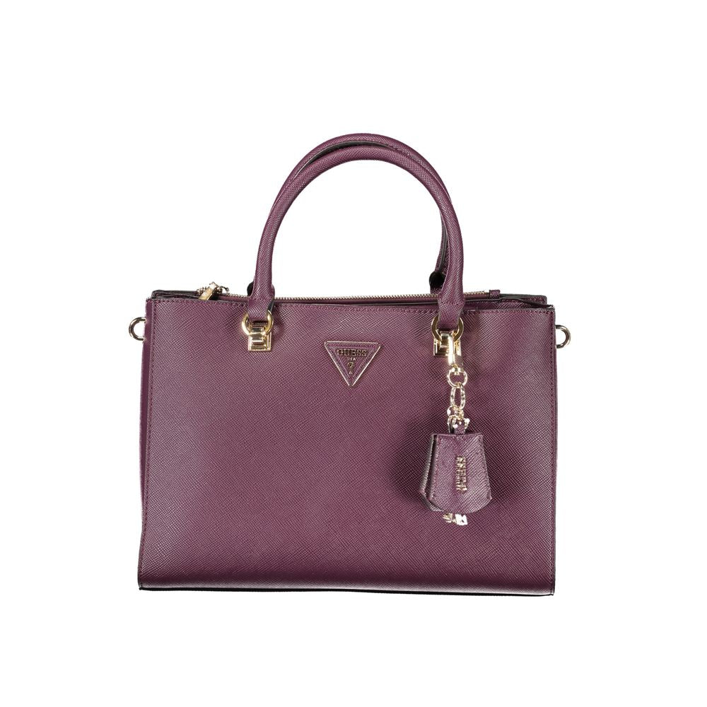 Guess Purple Polyethylene Handbag - Luksusmuotia Guess Jeans - Tutustu YVES JAVANNI® 