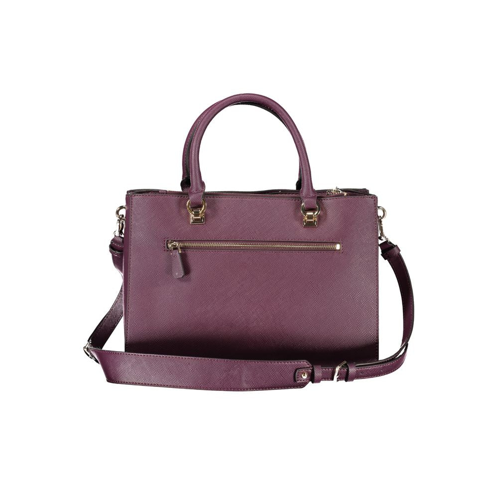 Guess Purple Polyethylene Handbag - Luksusmuotia Guess Jeans - Tutustu YVES JAVANNI® 