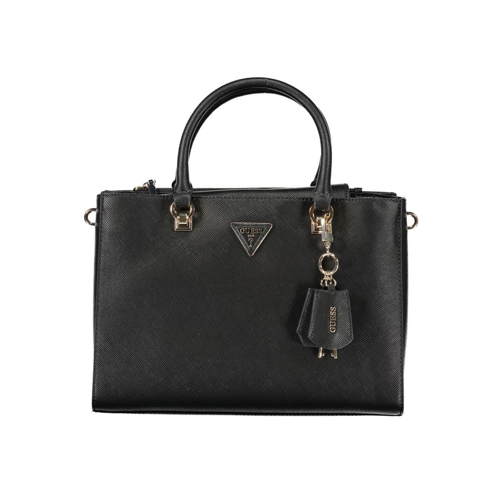 Guess Black Polyethylene Handbag - Luksusmuotia Guess Jeans - Tutustu YVES JAVANNI® 