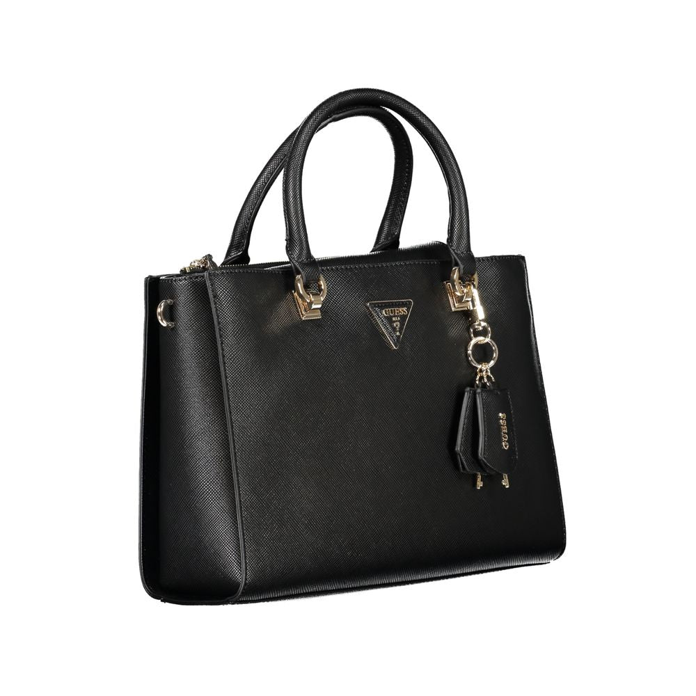 Guess Black Polyethylene Handbag - Luksusmuotia Guess Jeans - Tutustu YVES JAVANNI® 