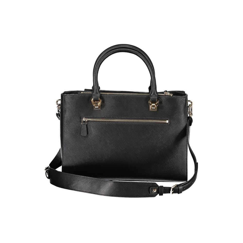 Guess Black Polyethylene Handbag - Luksusmuotia Guess Jeans - Tutustu YVES JAVANNI® 