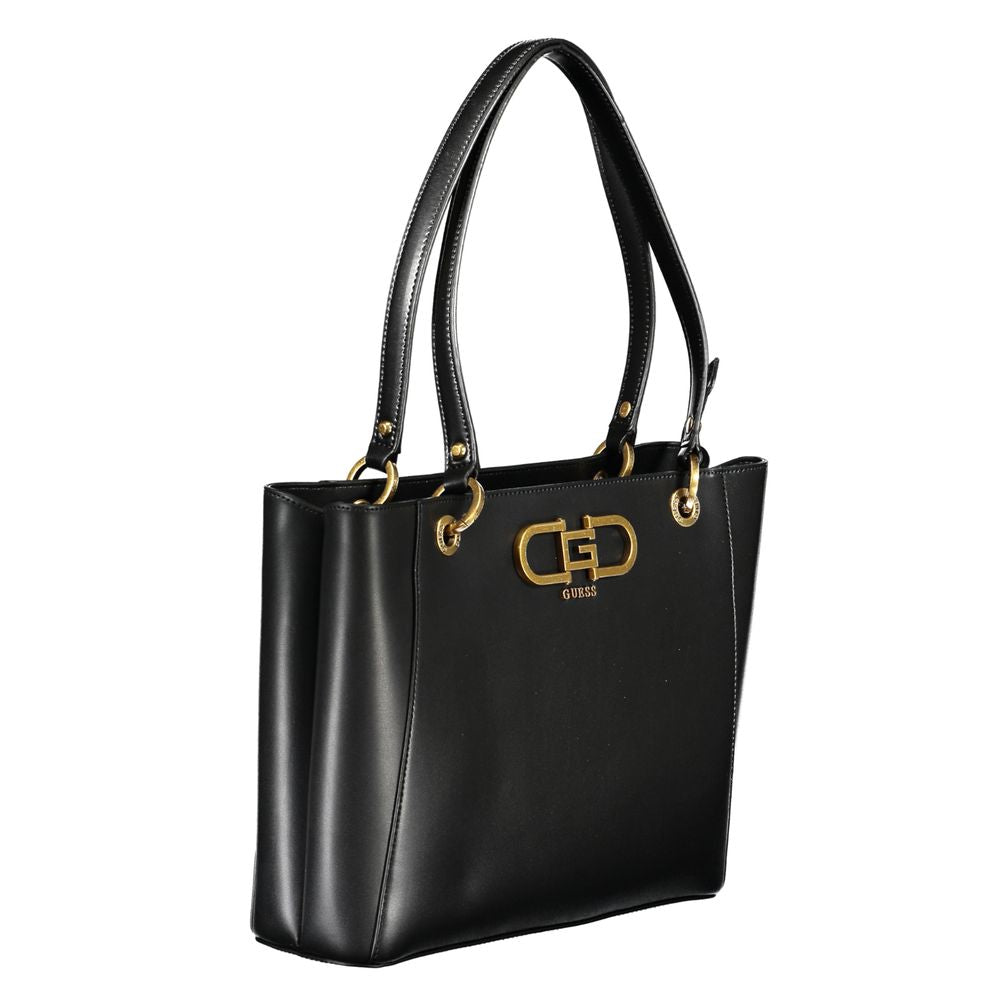 Guess Black Polyethylene Handbag - Luksusmuotia Guess Jeans - Tutustu YVES JAVANNI® 