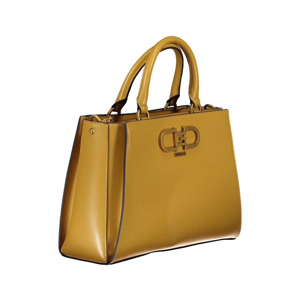 Guess  Yellow Polyethylene Handbag - Luksusmuotia Guess Jeans - Tutustu YVES JAVANNI® 