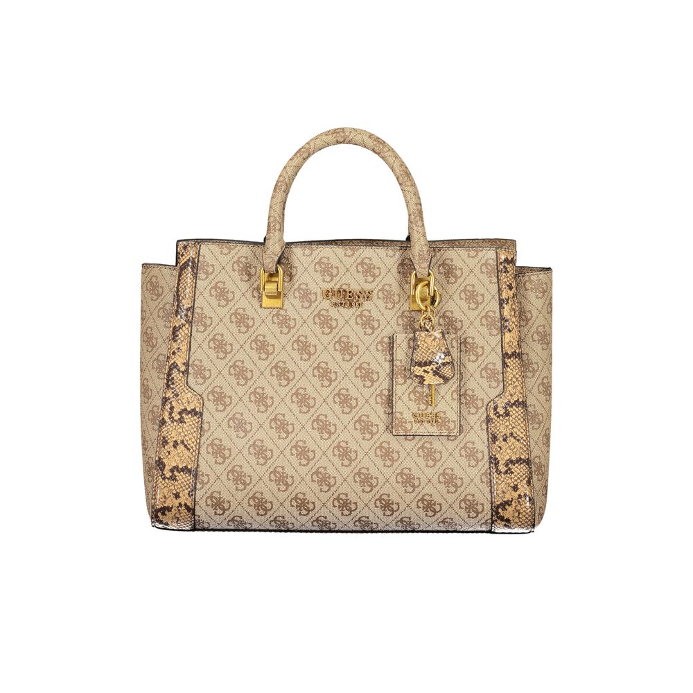 Guess Beige Polyethylene Handbag - Luksusmuotia Guess Jeans - Tutustu YVES JAVANNI® 