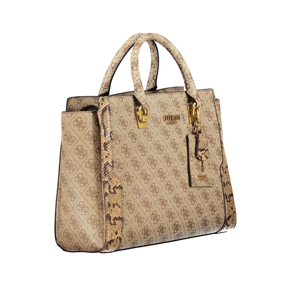 Guess Beige Polyethylene Handbag - Luksusmuotia Guess Jeans - Tutustu YVES JAVANNI® 