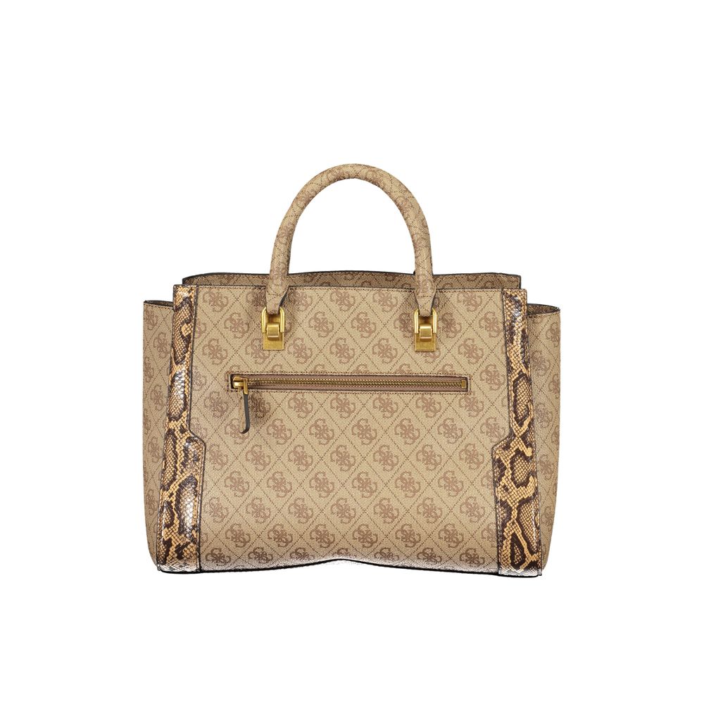 Guess Beige Polyethylene Handbag - Luksusmuotia Guess Jeans - Tutustu YVES JAVANNI® 