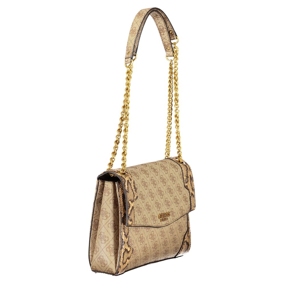 Guess Beige Polyethylene Handbag - Luksusmuotia Guess Jeans - Tutustu YVES JAVANNI® 