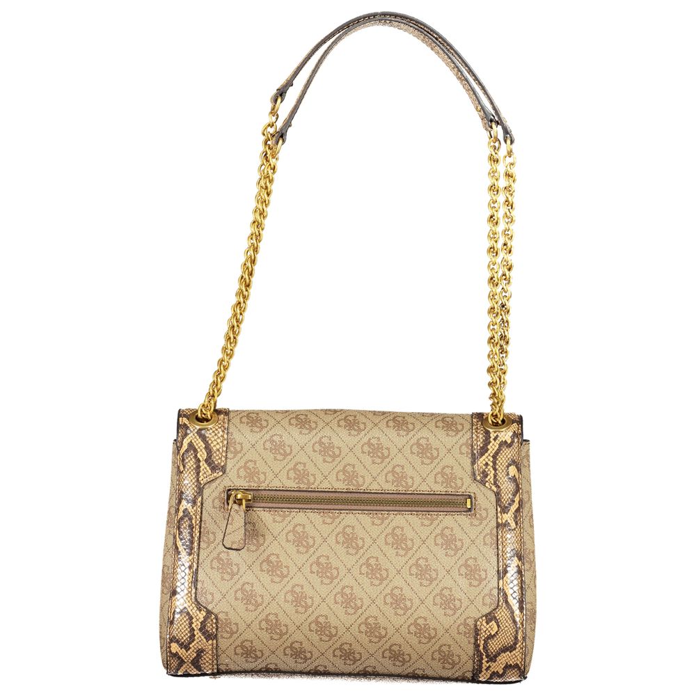 Guess Beige Polyethylene Handbag - Luksusmuotia Guess Jeans - Tutustu YVES JAVANNI® 