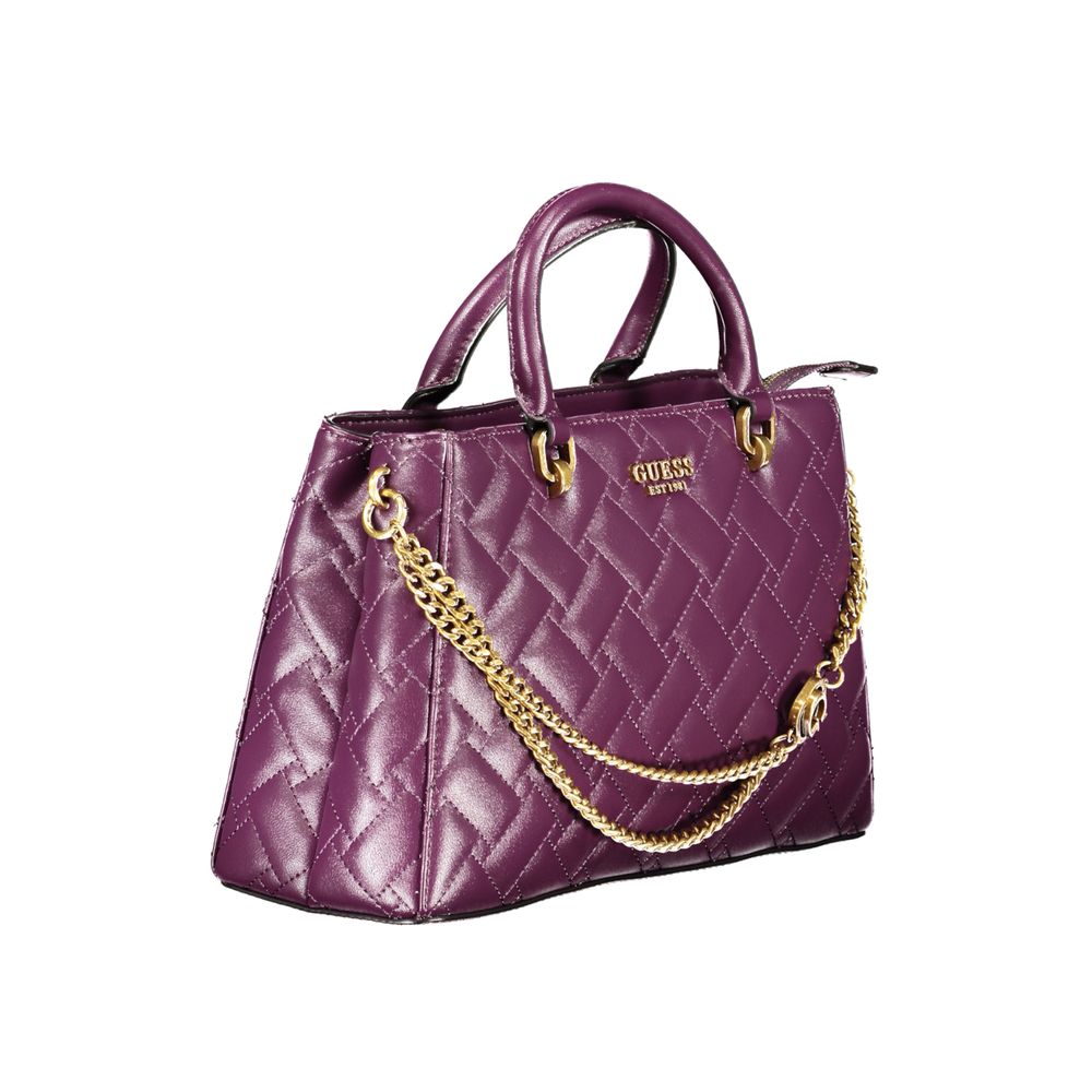 Guess Purple Polyethylene Handbag - Luksusmuotia Guess Jeans - Tutustu YVES JAVANNI® 