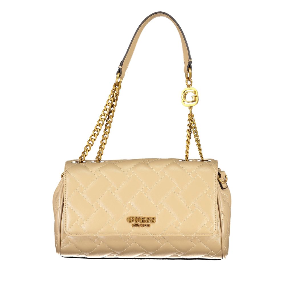 Guess Beige Polyethylene Handbag - Luksusmuotia Guess Jeans - Tutustu YVES JAVANNI® 