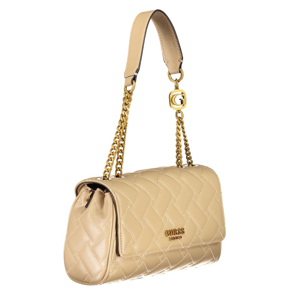 Guess Beige Polyethylene Handbag - Luksusmuotia Guess Jeans - Tutustu YVES JAVANNI® 