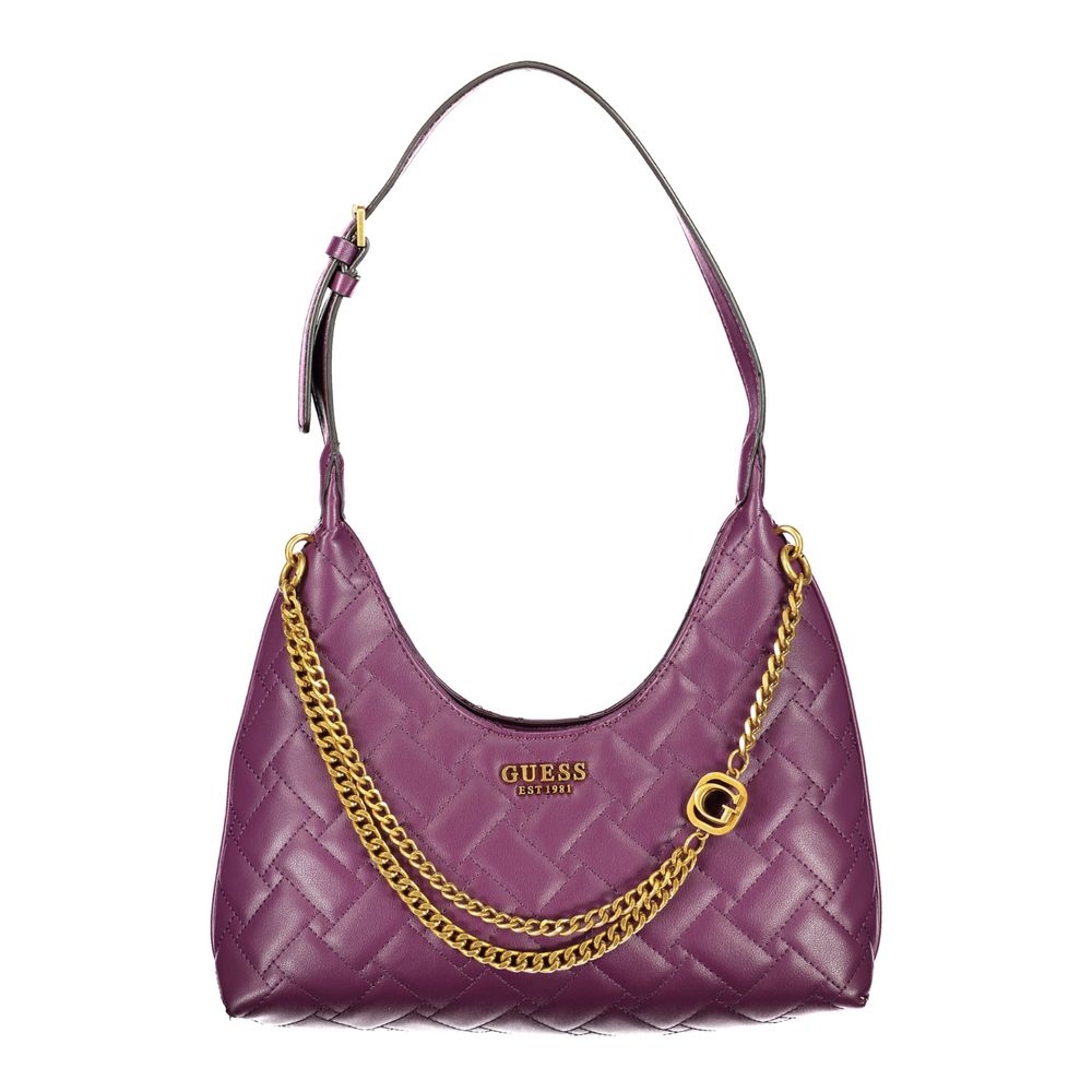 Guess Purple Polyethylene Handbag - Luksusmuotia Guess Jeans - Tutustu YVES JAVANNI® 