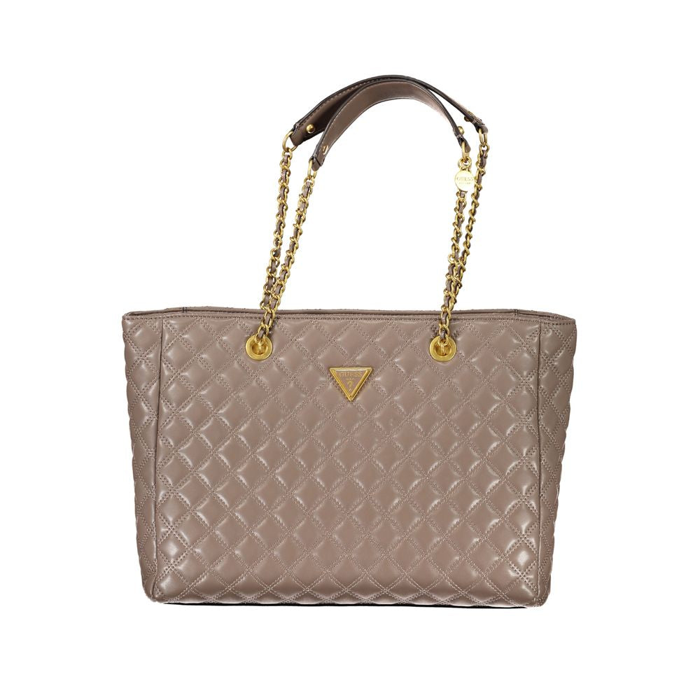 Guess Beige Polyethylene Handbag - Luksusmuotia Guess Jeans - Tutustu YVES JAVANNI® 