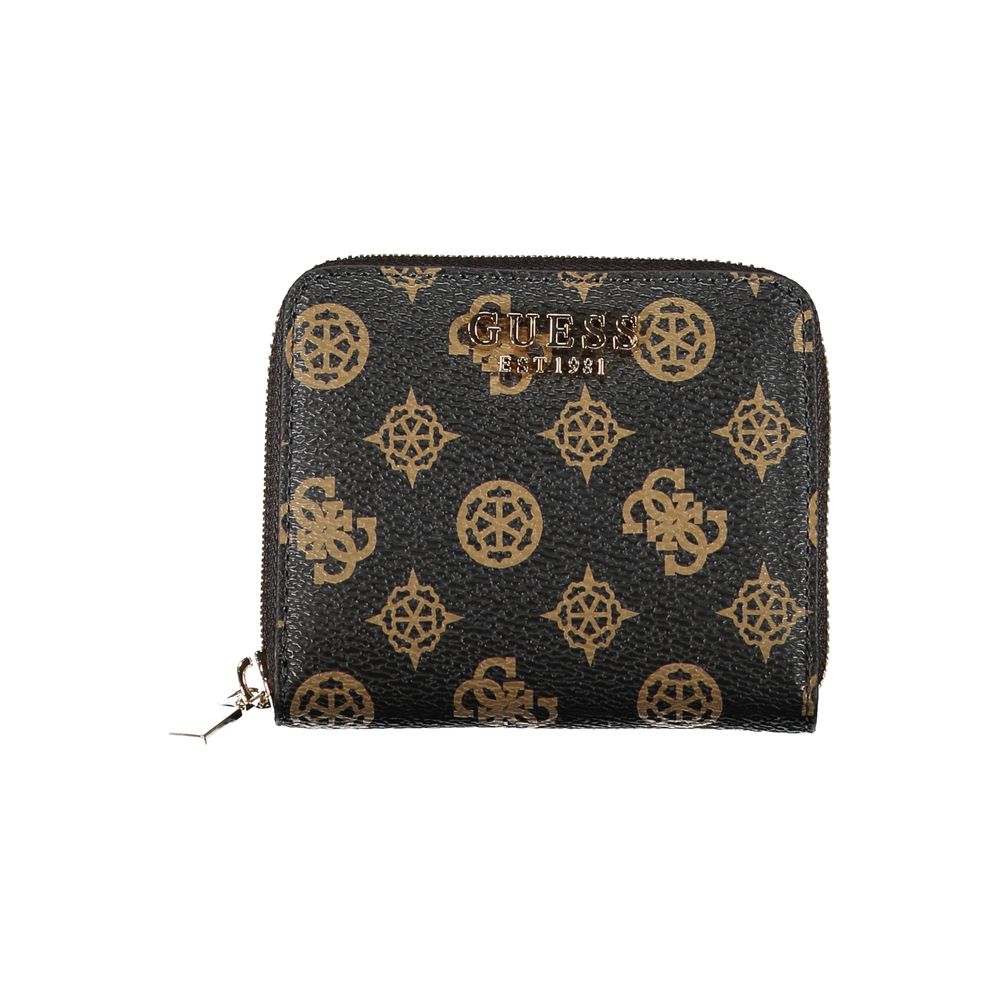 Guess Brown Polyethylene Wallet - Luksusmuotia Guess Jeans - Tutustu YVES JAVANNI® 