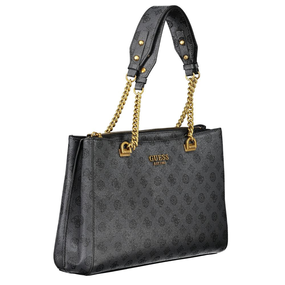 Guess Black Polyethylene Handbag - Luksusmuotia Guess Jeans - Tutustu YVES JAVANNI® 